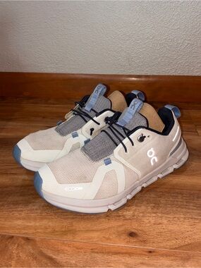 On Cloud Sky Kid’s Athletic Shoe Sneakers, white/white - size 4 (fits women 5.5)